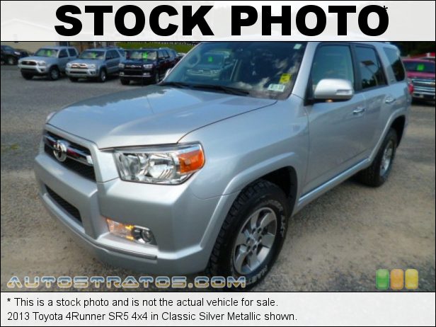 Stock photo for this 2013 Toyota 4Runner 4x4 4.0 Liter DOHC 24-Valve Dual VVT-i V6 5 Speed ECT-i Automatic