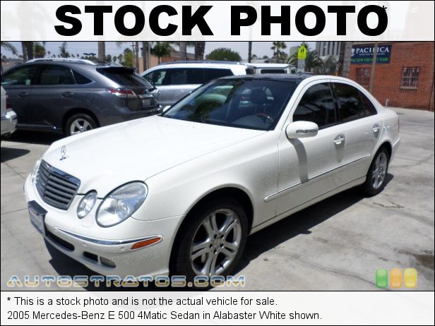 Stock photo for this 2005 Mercedes-Benz E 500 4Matic Sedan 5.0 Liter SOHC 24-Valve V8 5 Speed Automatic Stock photo for this 2005 Mercedes-Benz E 500 4Matic Sedan 5.0 Liter SOHC 24-Valve V8 5 Speed Automatic