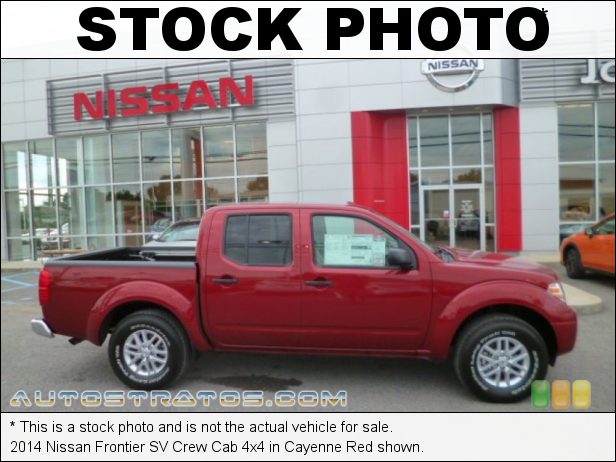 Stock photo for this 2014 Nissan Frontier SV Crew Cab 4x4 4.0 Liter DOHC 24-Valve CVTCS V6 5 Speed Automatic