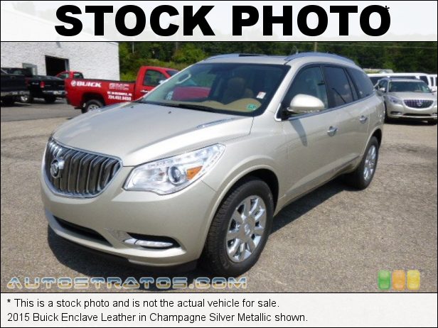 Stock photo for this 2015 Buick Enclave Leather 3.6 Liter DI DOHC 24-Valve VVT V6 6 Speed Automatic