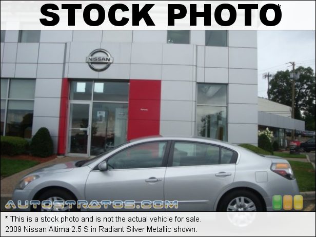 Stock photo for this 2009 Nissan Altima 2.5 S 2.5 Liter GDI DOHC 16-Valve CVTCS 4 Cylinder 6 Speed Manual