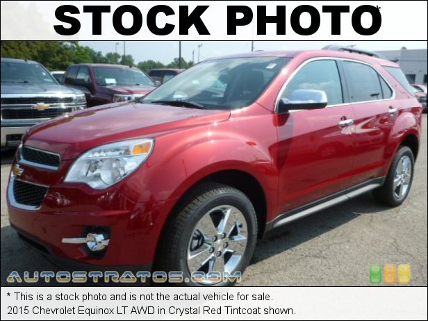 Stock photo for this 2015 Chevrolet Equinox LT AWD 2.4 Liter SIDI DOHC 16-Valve VVT 4 Cylinder 6 Speed Automatic
