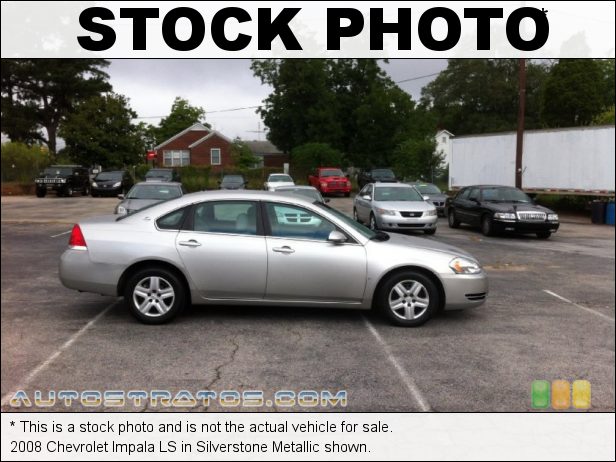Stock photo for this 2008 Chevrolet Impala LS 3.5L Flex Fuel OHV 12V VVT LZE V6 4 Speed Automatic