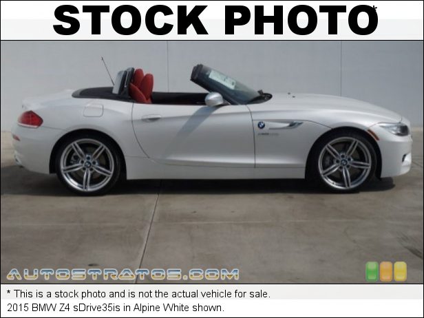 Stock photo for this 2015 BMW Z4 sDrive35is 3.0 Liter DI TwinPower Turbocharged DOHC 24-Valve VVT Inline 6 C 7 Speed Double Clutch Automatic