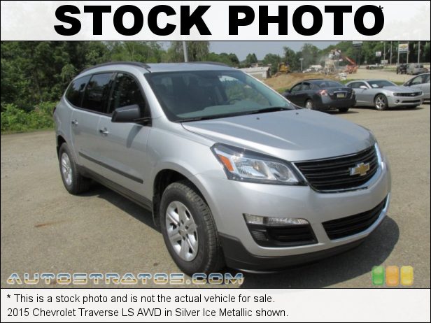 Stock photo for this 2015 Chevrolet Traverse LS AWD 3.6 Liter DI DOHC 24-Valve VVT V6 6 Speed Automatic
