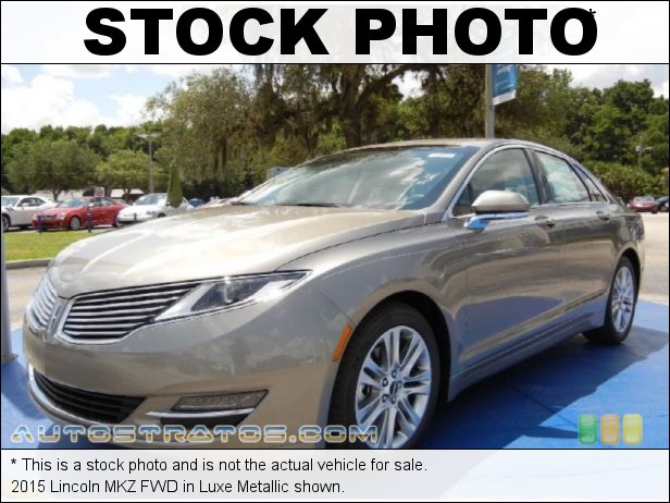 Stock photo for this 2015 Lincoln MKZ FWD 2.0 Liter GTDI Turbocharged DOHC 16-Valve EcoBoost 4 Cylinder 6 Speed SelectShift Automatic