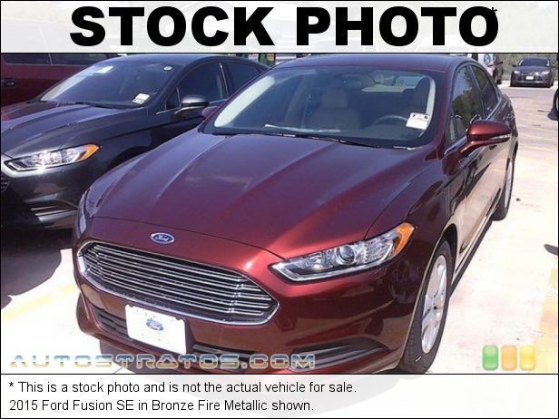 Stock photo for this 2015 Ford Fusion SE 2.5 Liter DOHC 16-Valve iVCT Duratec 4 Cylinder 6 Speed SelectShift Automatic