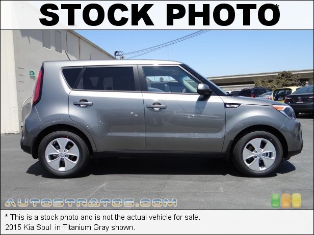 Stock photo for this 2015 Kia Soul  1.6 Liter GDI DOHC 16-Valve CVVT 4 Cylinder 6 Speed Automatic