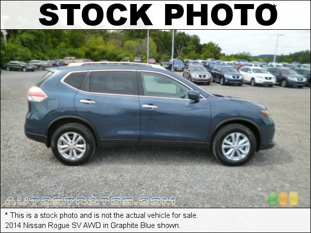 Stock photo for this 2014 Nissan Rogue SV AWD 2.5 Liter DOHC 16-Valve CVTCS 4 Cylinder Xtronic CVT Automatic