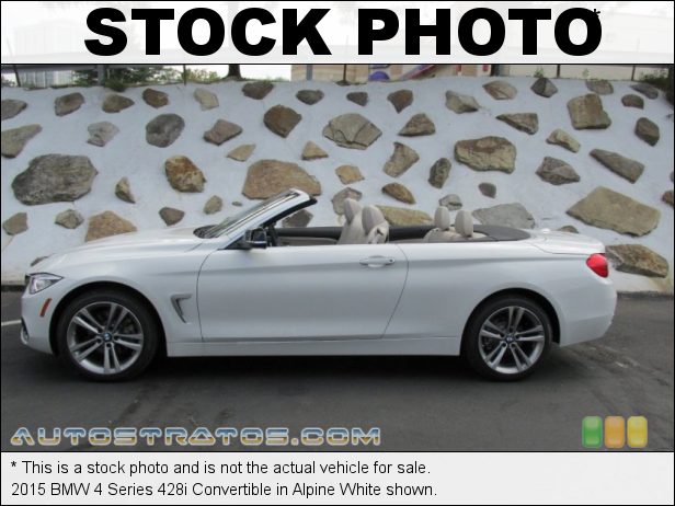 Stock photo for this 2015 BMW 4 Series 428i Convertible 2.0 Liter DI TwinPower Turbocharged DOHC 16-Valve VVT 4 Cylinder 8 Speed Sport Automatic