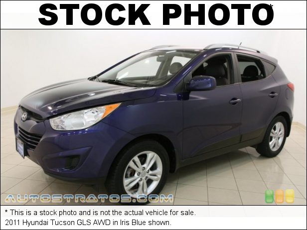 Stock photo for this 2011 Hyundai Tucson GLS AWD 2.4 Liter DOHC 16-Valve CVVT 4 Cylinder 6 Speed Shiftronic Automatic