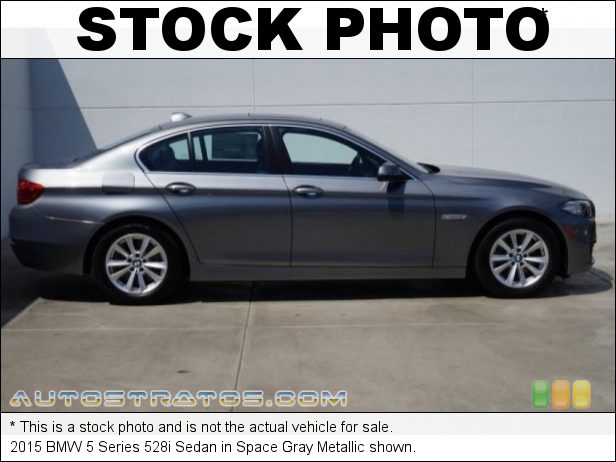 Stock photo for this 2015 BMW 5 Series 528i Sedan 2.0 Liter DI TwinPower Turbocharged DOHC 16-Valve VVT 4 Cylinder 8 Speed Steptronic Automatic