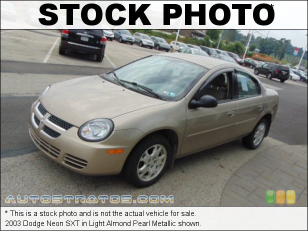 Stock photo for this 2003 Dodge Neon SXT 2.0 Liter SOHC 16-Valve 4 Cylinder 4 Speed Automatic