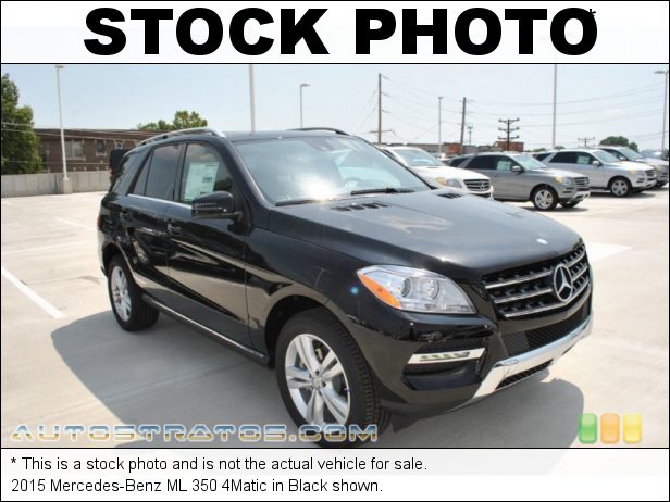 Stock photo for this 2015 Mercedes-Benz ML 350 4Matic 3.5 Liter DI DOHC 24-Valve VVT V6 7 Speed Automatic