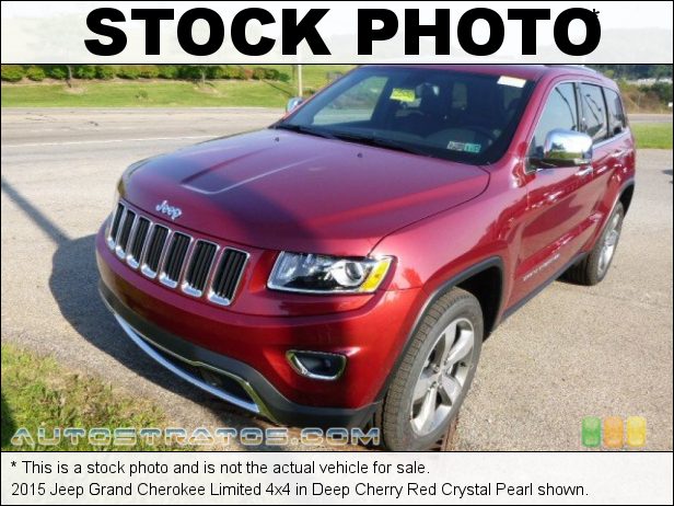 Stock photo for this 2015 Jeep Grand Cherokee Limited 4x4 3.6 Liter DOHC 24-Valve VVT Pentastar V6 8 Speed Paddle-Shift Automatic