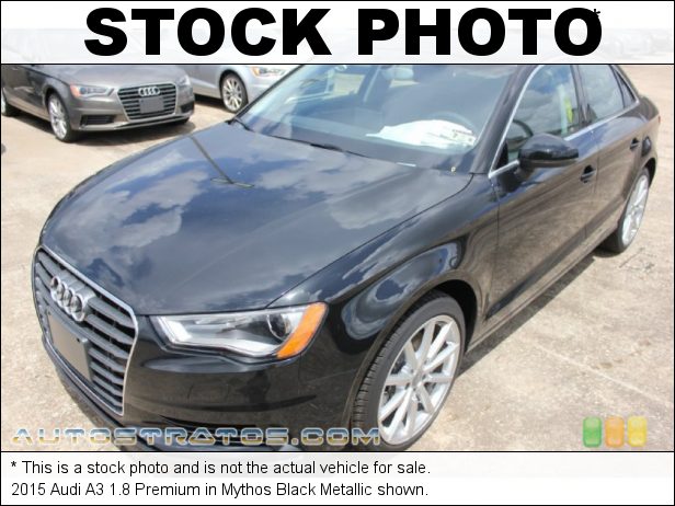 Stock photo for this 2015 Audi A3 1.8 Premium 1.8 Liter Turbocharged/TFSI DOHC 16-Valve VVT 4 Cylinder 6 Speed S Tronic Dual-Clutch Automatic