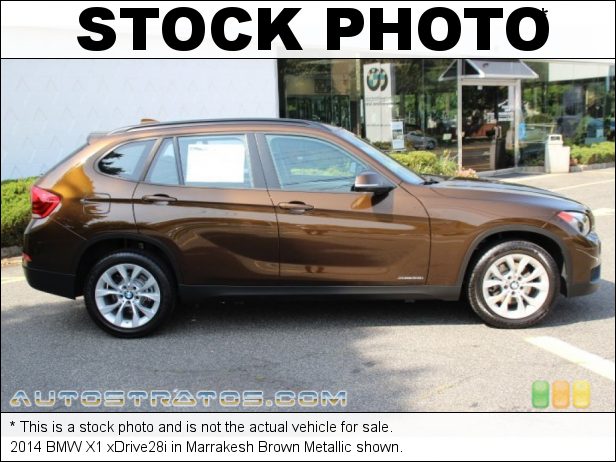Stock photo for this 2014 BMW X1 xDrive28i 2.0 Liter DI TwinPower Turbocharged DOHC 16-Valve VVT 4 Cylinder 8 Speed Steptronic Automatic