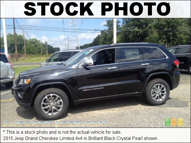 Stock photo for this 2015 Jeep Grand Cherokee Limited 4x4 3.6 Liter DOHC 24-Valve VVT Pentastar V6 8 Speed Paddle-Shift Automatic