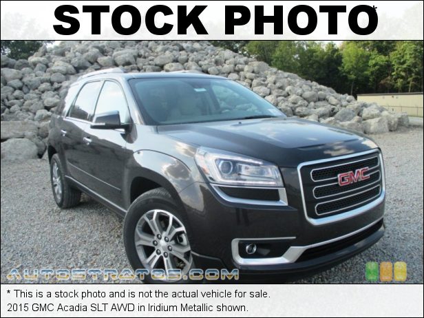 Stock photo for this 2015 GMC Acadia SLT AWD 3.6 Liter DI DOHC 24-Valve V6 6 Speed Automatic
