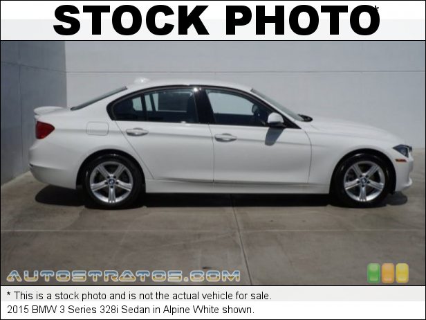 Stock photo for this 2015 BMW 3 Series 328i Sedan 2.0 Liter DI TwinPower Turbocharged DOHC 16-Valve VVT 4 Cylinder 8 Speed Automatic