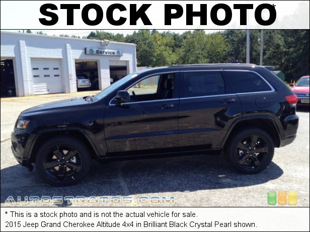 Stock photo for this 2015 Jeep Grand Cherokee Altitude 4x4 3.6 Liter DOHC 24-Valve VVT Pentastar V6 8 Speed Paddle-Shift Automatic