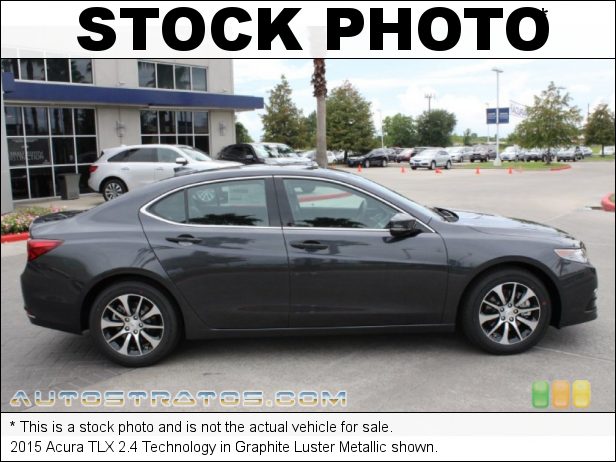 Stock photo for this 2015 Acura TLX 2.4 Technology 2.4 Liter DI DOHC 16-Valve i-VTEC 4 Cylinder 8 Speed DCT Automatic