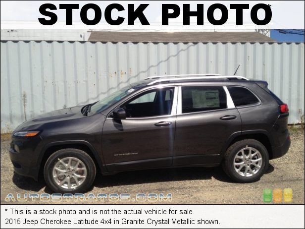 Stock photo for this 2015 Jeep Cherokee Latitude 4x4 3.2 Liter DOHC 24-Valve VVT V6 9 Speed Automatic