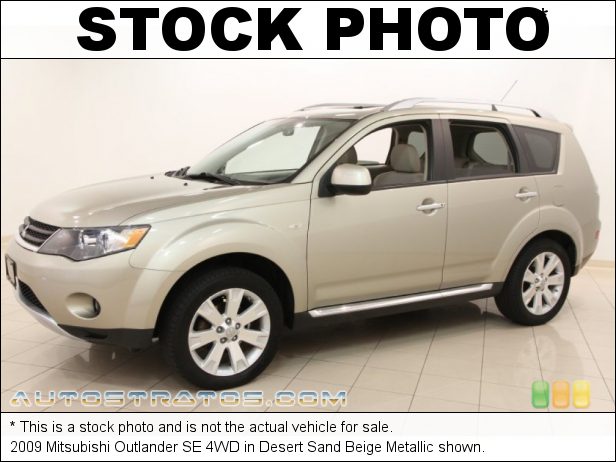 Stock photo for this 2009 Mitsubishi Outlander SE 4WD 2.4L DOHC 16V MIVEC Inline 4 Cylinder Sportronic CVT Automatic