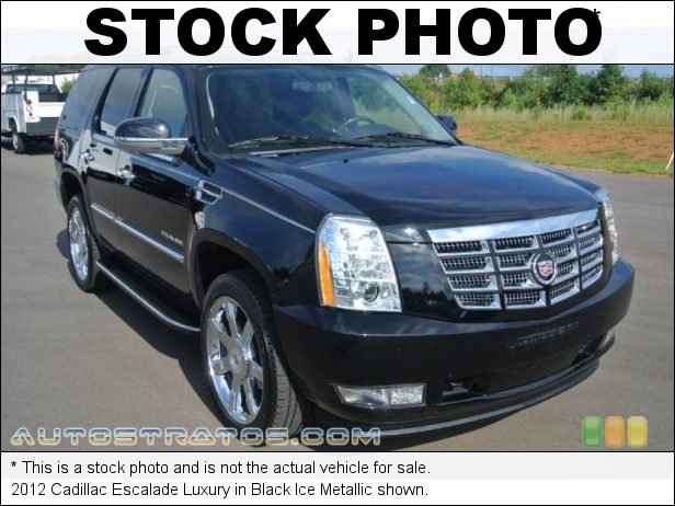 Stock photo for this 2012 Cadillac Escalade Luxury 6.2 Liter OHV 16-Valve Flex-Fuel V8 6 Speed Automatic