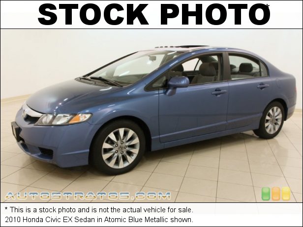 Stock photo for this 2010 Honda Civic EX Sedan 1.8 Liter SOHC 16-Valve i-VTEC 4 Cylinder 5 Speed Automatic