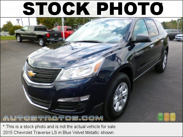 Stock photo for this 2015 Chevrolet Traverse LS 3.6 Liter DI DOHC 24-Valve VVT V6 6 Speed Automatic