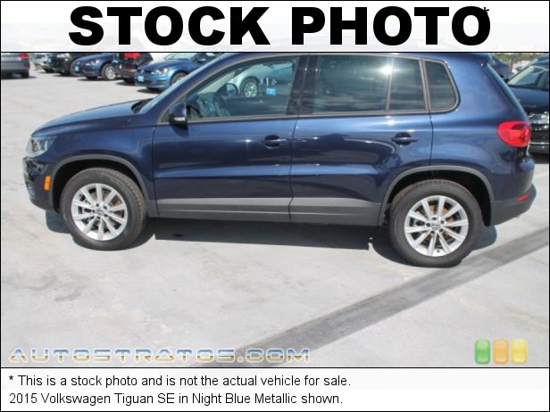 Stock photo for this 2015 Volkswagen Tiguan SE 2.0 Liter TSI Turbocharged DOHC 24-Valve VVT 4 Cylinder 6 Speed Automatic