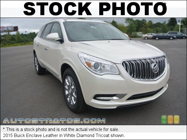 Stock photo for this 2015 Buick Enclave Leather 3.6 Liter DI DOHC 24-Valve VVT V6 6 Speed Automatic