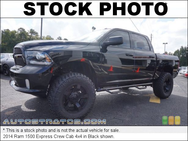 Stock photo for this 2014 Ram 1500 Express Crew Cab 4x4 5.7 Liter HEMI OHV 16-Valve VVT MDS V8 8 Speed Automatic