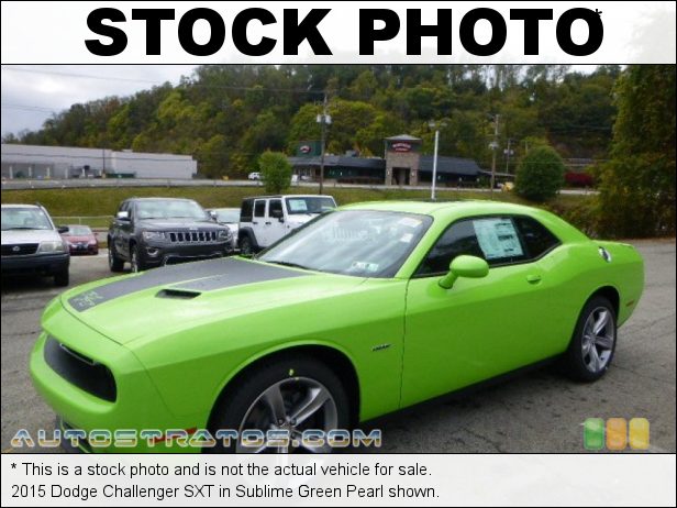 Stock photo for this 2015 Dodge Challenger  5.7 Liter HEMI OHV 16-Valve VVT V8 8 Speed TorqueFlite Automatic