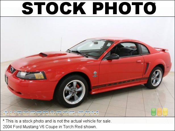 Stock photo for this 2004 Ford Mustang V6 Coupe 3.8 Liter OHV 12-Valve V6 4 Speed Automatic