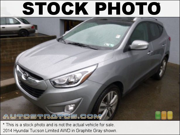 Stock photo for this 2014 Hyundai Tucson AWD 2.4 Liter GDI DOHC 16-Valve CVVT 4 Cylinder 6 Speed Shiftronic Automatic