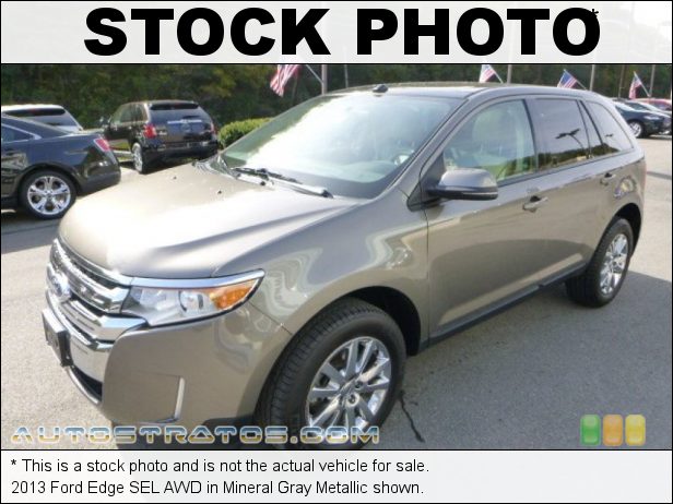 Stock photo for this 2013 Ford Edge SEL AWD 3.5 Liter DOHC 24-Valve Ti-VCT V6 6 Speed SelectShift Automatic