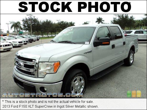 Stock photo for this 2013 Ford F150 XLT SuperCrew 3.7 Liter Flex-Fuel DOHC 24-Valve Ti-VCT V6 6 Speed Automatic