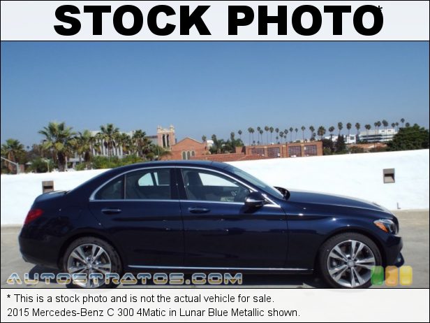 Stock photo for this 2015 Mercedes-Benz C 300 4Matic 2.0 Liter DI Twin-Scroll Turbocharged DOHC 16-Valve VVT 4 Cylind 7 Speed Automatic