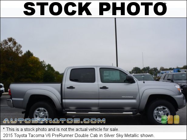 Stock photo for this 2015 Toyota Tacoma Double Cab 4.0 Liter DOHC 24-Valve VVT-i V6 5 Speed Automatic