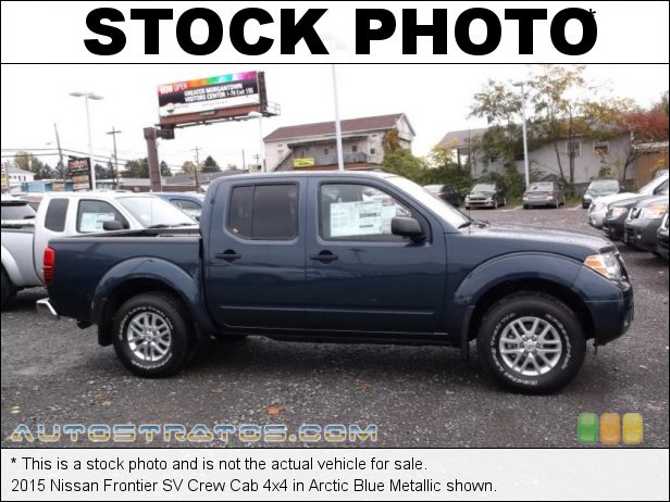 Stock photo for this 2015 Nissan Frontier SV Crew Cab 4x4 4.0 Liter DOHC 24-Valve CVTCS V6 5 Speed Automatic