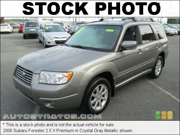 Stock photo for this 2006 Subaru Forester 2.5 X Premium 2.5 Liter SOHC 16-Valve VVT Flat 4 Cylinder 4 Speed Automatic
