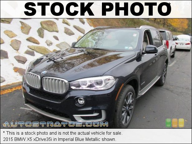 Stock photo for this 2015 BMW X5 xDrive35i 3.0 Liter TwinPower Turbocharged DI DOHC 24-Valve VVT Inline 6 C 8 Speed STEPTRONIC Automatic