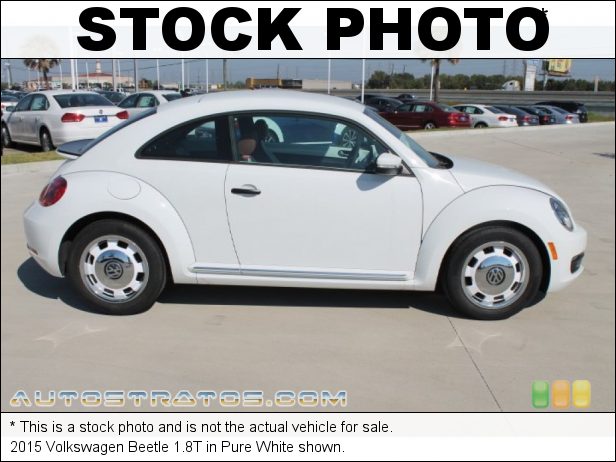 Stock photo for this 2015 Volkswagen Beetle 1.8T 1.8 Liter Turbocharged FSI DOHC 16-Valve VVT 4 Cylinder 6 Speed Automatic