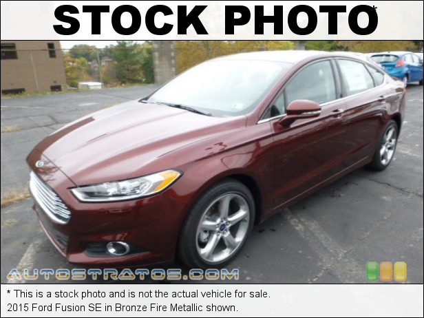 Stock photo for this 2015 Ford Fusion SE 2.0 Liter EcoBoost DI Turbocharged DOHC 16-Valve Ti-VCT 4 Cylind 6 Speed SelectShift Automatic