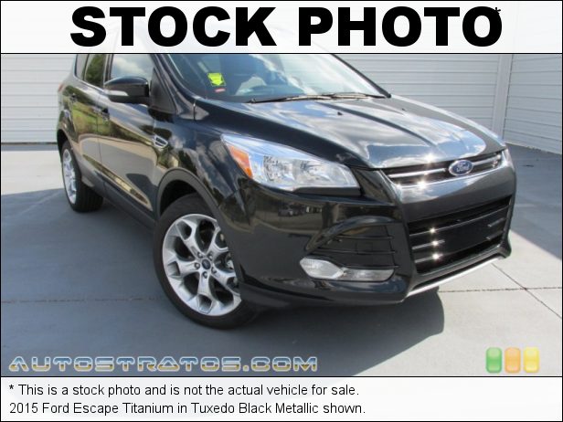 Stock photo for this 2015 Ford Escape Titanium 2.0 Liter EcoBoost DI Turbocharged DOHC 16-Valve Ti-VCT 4 Cylind 6 Speed SelectShift Automatic