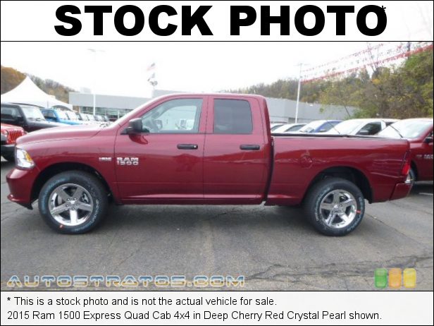 Stock photo for this 2015 Ram 1500 Express Quad Cab 4x4 5.7 Liter OHV 16-Valve VVT MDS V8 8 Speed Automatic