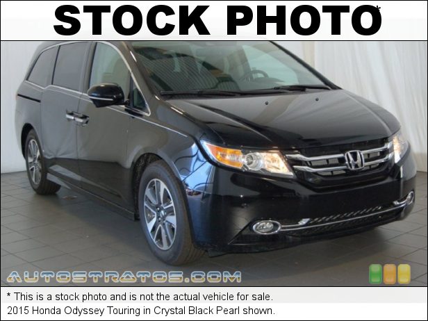 Stock photo for this 2015 Honda Odyssey Touring 3.5 Liter SOHC 24-Valve i-VTEC V6 6 Speed Automatic