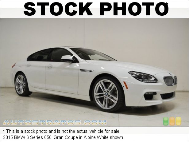 Stock photo for this 2015 BMW 6 Series 650i Gran Coupe 4.4 Liter TwinPower Turbocharged DI DOHC 32-Valve VVT V8 8 Speed Sport Automatic